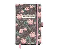 Miquelrius - Agenda annuel 2022, Semaine Vista horizontale Catalan, Multicolore (Lilac Forest), Passport 90 x 140 mm, 1 unité