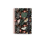 Miquelrius - Agenda annuel 2023 - Page jour - Format caddie 80 x 125 mm - Couverture rigide - Reliure spirale - Espagnol, Anglais et Portugais - Stellar, MR39423