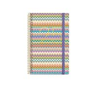 Miquelrius Agenda annuel 2025, 117 x 182 mm, 1 jour par page, couverture carton doublé plastifié, spirale, fermeture élastique, papier 80 g/m², espagnol, anglais et portugais, Majorque