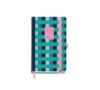 Miquelrius Agenda journalier 2026 un jour par page, petit format (90 x 140 mm), planification quotidienne, couverture rigide carton, spirale, fermeture élastique, papier 80 g/m², ES-EN-PT, couleur