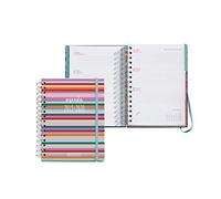 Miquelrius - Agenda scolaire 2019-2020, Malabar Semaine vue Espagnol, 155 x 215 mm