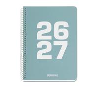 Miquelrius Agenda scolaire 2026/2027 1 jour par page A5+, vert