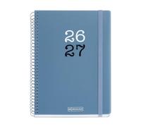 Miquelrius Agenda scolaire 2026/2027 Vue hebdomadaire A5+, bleu
