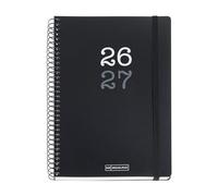 Miquelrius Agenda scolaire 2026/2027 Vue hebdomadaire A5+, noir