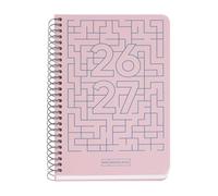 Miquelrius Agenda scolaire 2026/2027 Vue hebdomadaire A6+, rose