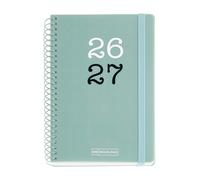 Miquelrius Agenda scolaire 2026/2027 Vue hebdomadaire A6+, vert