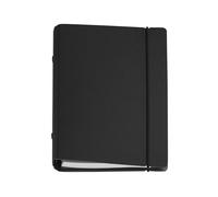 Miquelrius Agenda semainier 2026 avec anneaux rechargeables, format A6+ (117 x 182 mm), couverture en polyuréthane rigide, papier 80 g/m², ES-EN-PT, noir