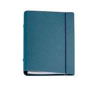 Miquelrius Agenda semainier 2026 avec anneaux rechargeables, format A6+ (117 x 182 mm), couverture en polyuréthane rigide, papier 80 g/m², CAT-EN-PT, bleu