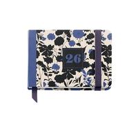 Miquelrius Agenda semainier 2026 de poche (105 x 74 mm), planification hebdomadaire, couverture rigide en carton, spirale, fermeture élastique, papier 80 g/m², ES-EN-PT, noir et bleu