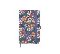 Miquelrius Agenda semainier 2026, petit format (90 x 140 mm), couverture rigide en carton, spirale, fermeture élastique, papier 80 g/m², ES-EN-PT, Blooming