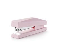 Miquelrius - Agrafeuse de bureau, Compatible avec les agrafes 24/6, Capacité d'agrafer jusqu'à 20 feuilles, Design ergonomique, 122 x 60 x 76,5 mm, Idéale pour un usage quotidien au bureau, Rose