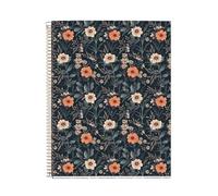 Miquelrius Bloom Cahier A4 ligné 7 mm 100 feuilles 70 g/m² | Carnet multi-fonctions avec 4 sections de couleur, 4 trous pour classement, couverture rigide et reliure à spirale