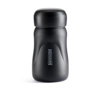 Miquelrius - Bouteille isotherme, mesure Ø70 x 145 mm, capacité 260 ml, fermeture hermétique à vis, bouteille en acier inoxydable sans BPA, couleur noire