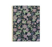 Miquelrius - Cahier à reliure spirale A4, 100 feuilles lignées de 70 g/m², Couverture en carton rigide, 4 bandes de couleur, 4 trous, Carnet ligné, Dusk