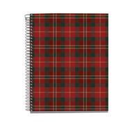 Miquelrius - Cahier à reliure spirale A5, 100 feuilles lignées de 70 g/m², Couverture en carton rigide, 4 bandes de couleur, 2 trous, Carnet ligné, De jolies fournitures scolaires et de bureau