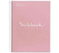 MIQUELRIUS Cahier à spirale "Notebook EMOTIONS", A4, rose