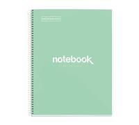 Miquelrius Cahier A4 émotions Menthe 80 feuilles Intérieur Pointillé, Menthe, A4