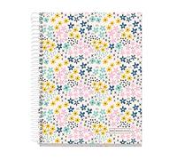 Miquelrius - Cahier A5, Grille 5 mm, Carnet relié, 120 feuilles microperforées, Cahier A5 avec 4 couleurs pour l’organisation, Papier extra mat 70 g/m², 2 trous pour le classement