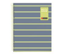 Miquelrius - Cahier A5 Petits Carreaux 5 mm, Citron