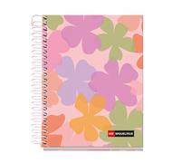 Miquelrius - Cahier A6 petits carreaux 5 mm, 120 feuilles microperforées 4 couleurs multi-matières, papier opaque 70 g/m², couverture carton extra rigide, spirale, Sans perforations, Aquarelle