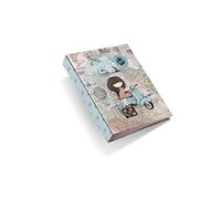 Miquelrius Classeur à anneaux Format A4 4 anneaux 40 mm Couverture en carton rigide plastifié ANEKKE Collection Traveller