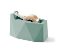 Miquelrius - Dévidoir de ruban adhésif, Dévidoir de scotch pour bureau et loisirs créatifs, Support stable et design compact, Idéal pour ruban adhésif et washi tape, Support de ruban vert