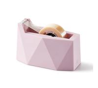 Miquelrius - Dévidoir de ruban adhésif, Dévidoir de scotch pour bureau et loisirs créatifs, Support stable et design compact, Idéal pour ruban adhésif et washi tape, Support de ruban rose