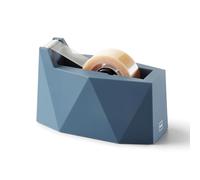 Miquelrius - Dévidoir de ruban adhésif, Dévidoir de scotch pour bureau et loisirs créatifs, Support stable et design compact, Idéal pour ruban adhésif et washi tape, Support de ruban bleu