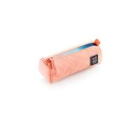 Miquelrius - Grande trousse de rangement, trousse ronde, matériau recyclable, fermeture éclair, collection Iris, couleur corail