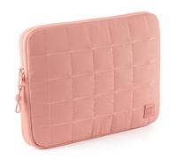 Miquelrius - Housse pour Ordinateur Portable 13” et 14”, Design matelassé, légère et Douce au Toucher, Tissu déperlant, Fermeture zippée avec Cordon, Rose