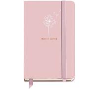 Miquelrius - Joli carnet (90 x 140 mm), carnet notes avec 100 feuilles lisses de 100 g/m², papier ivoire, couverture cartonnée rigide, poche arrière, fermeture élastique, jolie papeterie