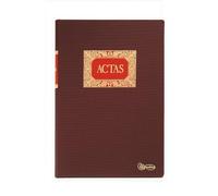 Miquelrius - Livre de comptabilité Classe R, Folio naturel 220 x 315 mm, ligné, 50 feuilles de 102 g/m², doublé en tissu, tranche caoutchoutée