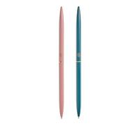 Stylos à bille - Rétractable et rechargeable - Encre bleue - Rose/Bleu - Miquelrius Rose