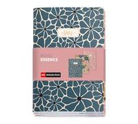 Miquelrius Lot de 3 cahiers cousus A6 (105 x 145 mm), papier blanc uni, 40 feuilles de 80 g/m² chacun, couverture cartonnée imprimée mate, Stamping doré, Boho Essence