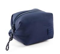Miquelrius - Mini Trousse de Toilette rembourrée imperméable pour cosmétiques, Maquillage ou Accessoires, étui Compact de Voyage, léger et résistant, 110 x 80 x 80 mm, Bleu Marine