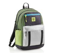 Miquelrius Moch Triple Amsterdam Reci. Vert (Rider Green), Sac à Dos Scolaire Mixte Enfant, Multicolore, 470x250x155 mm