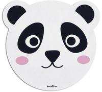 Miquelrius Panda Mouse Mat 216 x 200 mm, Soft Slip Polyester Material, Rubber Base for Firm Grip