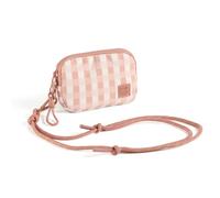 Miquelrius - Porte-Monnaie avec Cordon de 60 cm, Polyester, Vichy Rose | Format 135 x 75 x 10 mm, léger et rembourré, poignée et patch en silicone, hydrofuge