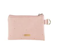 Miquelrius - Porte-monnaie plat de poche, taille 120 x 80 mm, poignée PU simili cuir, fermeture à glissière, matériau PU simili cuir avec effet Antelina, Collection Midnight Secrets, Rose, rose, 120 x