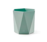 Miquelrius - Porte-stylos de bureau, Organiseur de bureau au design doux au toucher, Structure robuste, Idéal pour le bureau, Le bureau ou l'étude, Rangement de fournitures, Verte