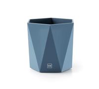 Miquelrius - Pot à Crayons Organiseur de Bureau pour Stylos, Bleu | 87 x 92 x 100 mm, Structure ABS et EVA, Accessoires d’Écriture, Matériel Scolaire, Papeterie, Étude et Rangement