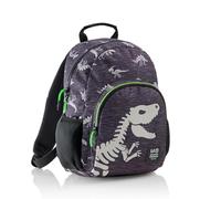 Miquelrius Sac à dos double London recyclé T-Rex unisexe pour enfants, bleu, 350 x 255 x 160 mm, bleu, 350 x 255 x 160 mm