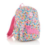 Miquelrius - Sac à dos scolaire primaire double Roma 24L, recy ouble compartiment, poches latérales, base renforcée, adaptable au chariot, retour à l'école, 28 x 16 x 40 cm, Matisse Cat