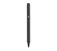 Miquelrius - Stylo à encre bleue, stylo métallique mat avec pointe de 1 mm, rechargeable et résistant pour écriture quotidienne, compatible avec recharge Metal Parker, noir