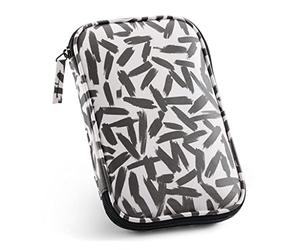 Miquelrius - Trousse rectangulaire - Organisateur de câbles - Taille 215 x 140 x 15 mm - Similicuir - Coups, Traits, Trousse rectangulaire Organiseur de câbles