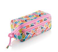 Miquelrius - Trousse Scolaire carrée, Trousse recy avec Compartiment Principal, Poche extérieure, Poches internes, poignées de Corde, Retour à l'école, 20 x 8 x 8 cm, Matisse Cat