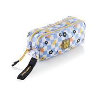Miquelrius - Trousse Scolaire Double Organisateur, Trousse recy avec 2 Compartiments, Poches internes, poignées de Corde, Porte-clés, Retour à l'école, 21 x 7 x 11 cm, Square It