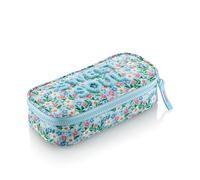 Miquelrius - Trousse Scolaire Ovale, Trousse recy de Grande capacité avec Fermeture éclair, Rabat Organisateur, poignées en Tissu, Finition Serviette, Retour à l'école, 22 x 11,5 x 5,5 cm, Sweet