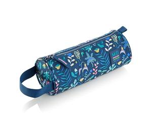 Miquelrius - Trousse Scolaire Ronde, fabriquée avec des Bouteilles recy s, Fermeture éclair, Organisez Votre matériel Scolaire pour la rentrée Scolaire, Jungle