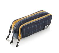 Miquelrius - Trousse Scolaire, Triple Trousse, fabriquée avec des Bouteilles recyclées, Fermeture éclair, organisez Votre matériel Scolaire pour la rentrée Scolaire, Rider Black, Multicolore, Trousse